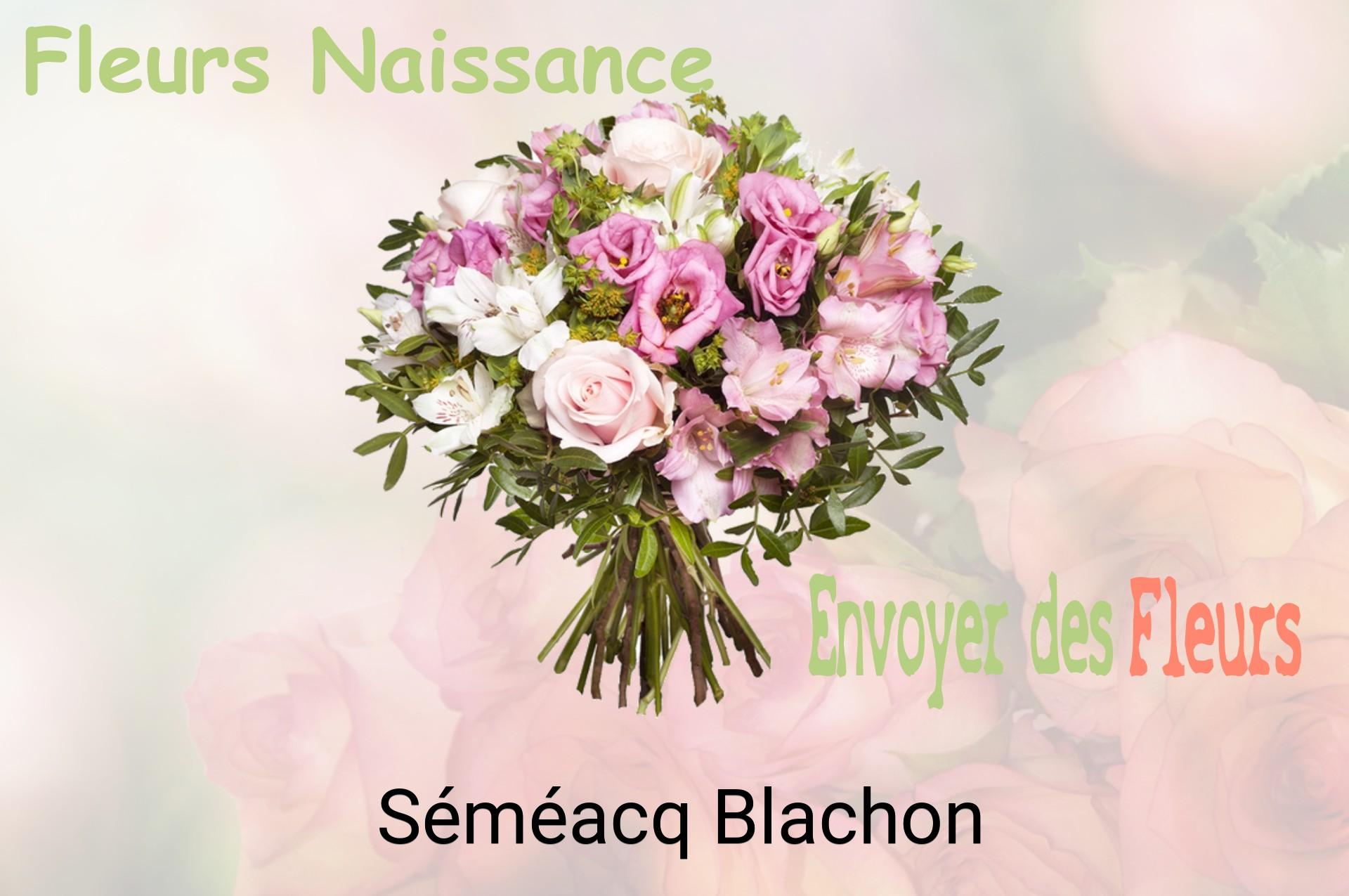 Bouquet de fleurs de naissance livré à Séméacq-Blachon